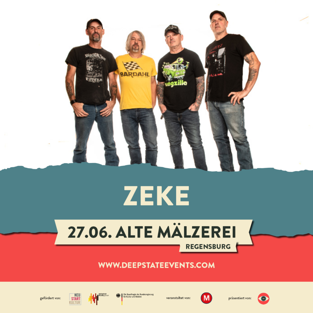 Zeke am 27.06.2023 in der Alten Mälzerei Regensburg